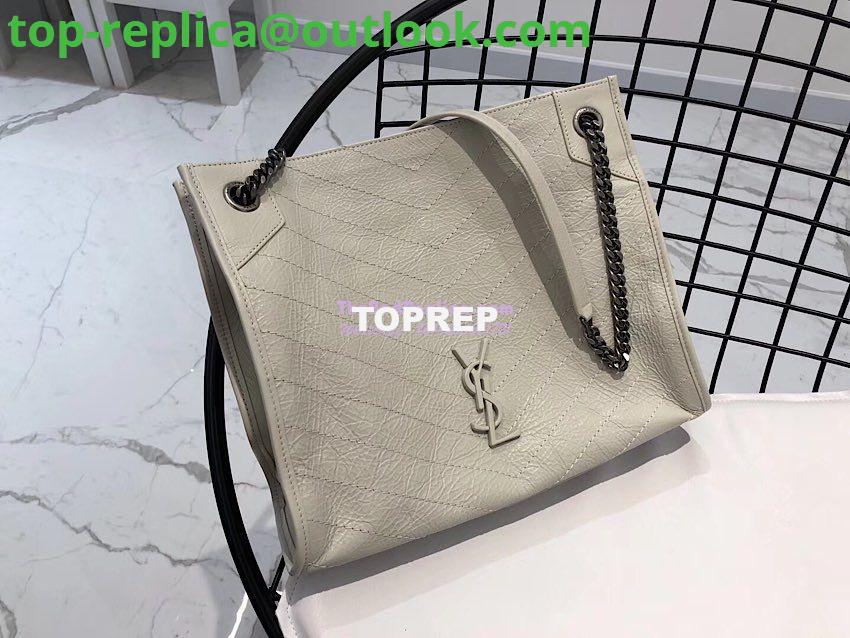 Replica Saint Laurent YSL Niki Medium Shopping Bag In Crinkled Vintage Leather 577999 Creme 2 Replica Saint Laurent YSL Niki Medium Shopping Bag In Crinkled Vintage Leather 577999 Creme 2