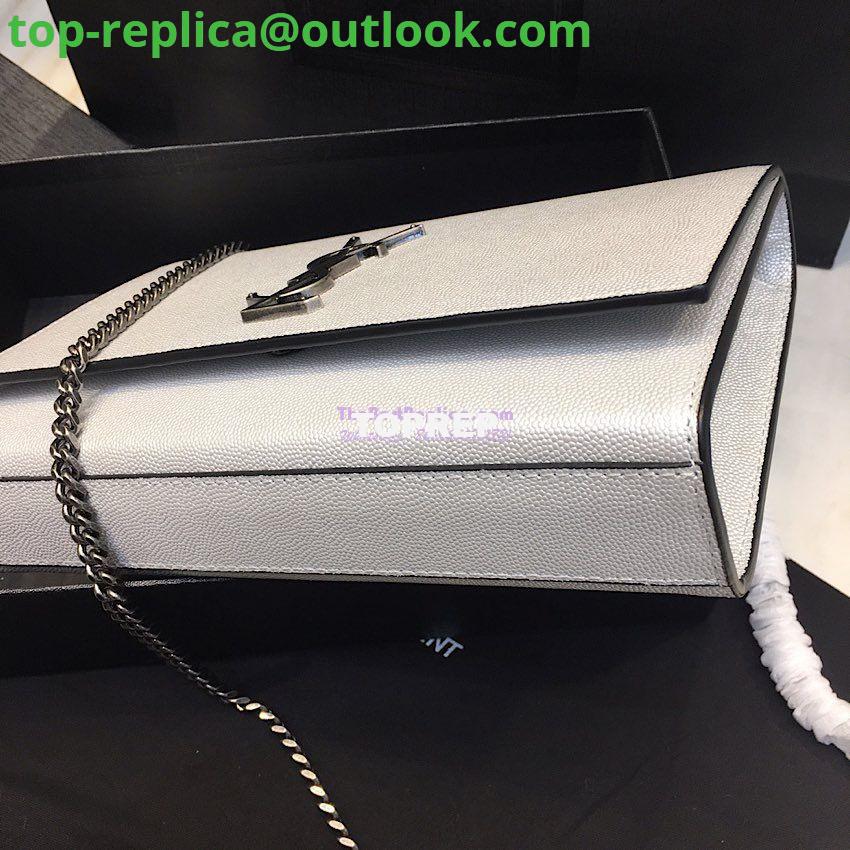 Replica YSL Saint Laurent Classic Medium Kate Silver Hardware In Grained De Poudre Textured Leather Pearly Silver 9 Replica YSL Saint Laurent Classic Medium Kate Silver Hardware In Grained De Poudre Textured Leather Pearly Silver 9