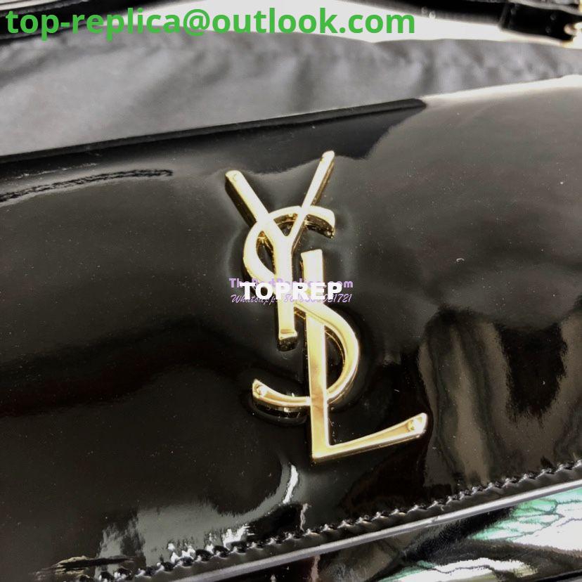 Replica Saint Laurent YSL Kate Belt Bag In Patent Leather 534395 Black 2 Replica Saint Laurent YSL Kate Belt Bag In Patent Leather 534395 Black 2