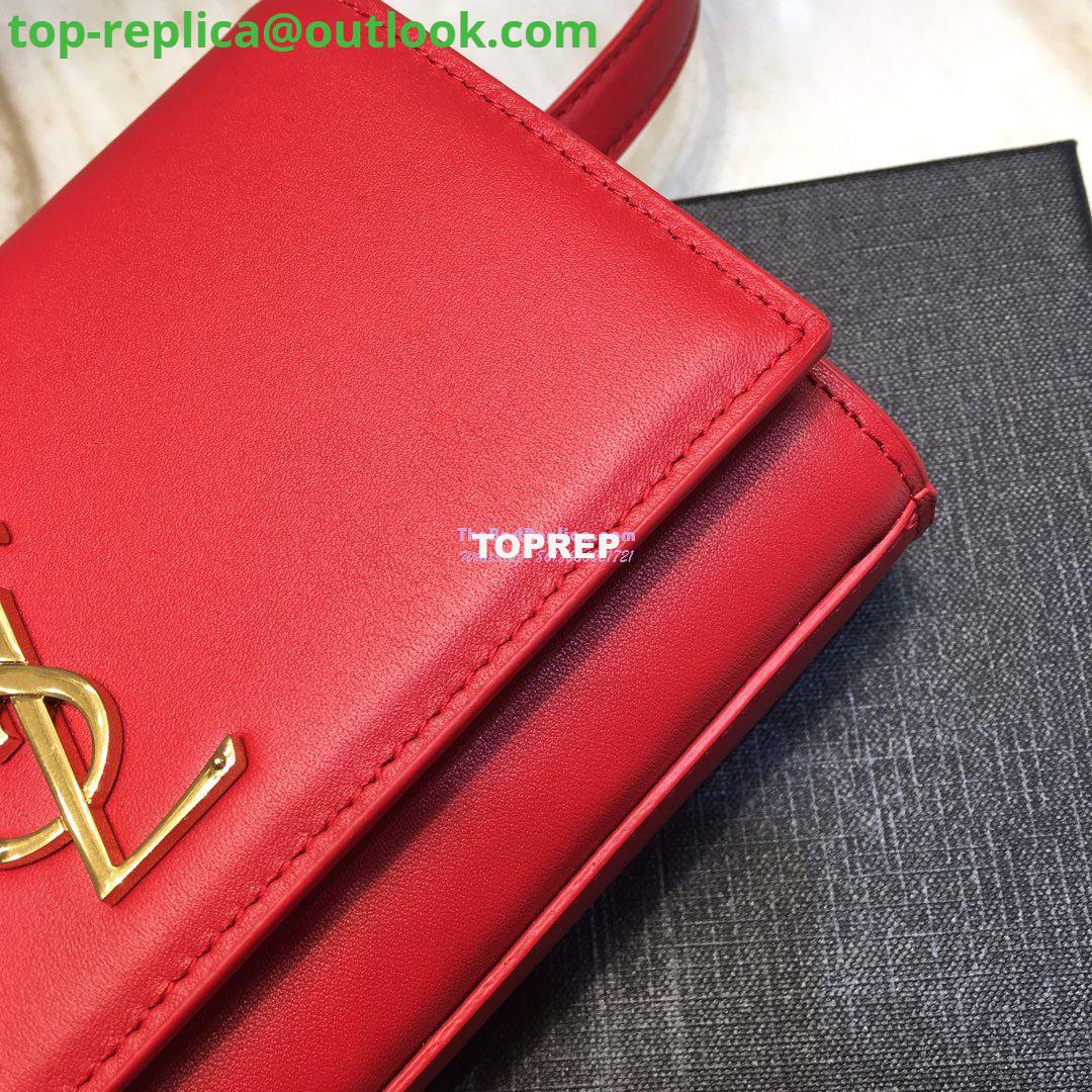 Replica Saint Laurent YSL Kate Belt Bag In Smooth Leather 534395 Red 3 Replica Saint Laurent YSL Kate Belt Bag In Smooth Leather 534395 Red 3