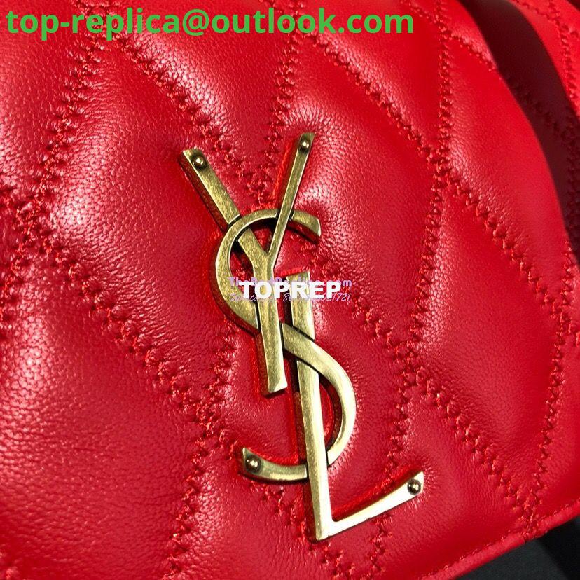 Replica Saint Laurent YSL Angie Chain Bag In Diamond-quilted Lambskin 568906 Red 3 Replica Saint Laurent YSL Angie Chain Bag In Diamond-quilted Lambskin 568906 Red 3