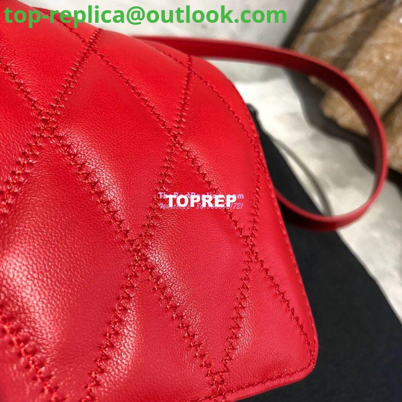 Replica Saint Laurent YSL Angie Chain Bag In Diamond-quilted Lambskin 568906 Red 4 Replica Saint Laurent YSL Angie Chain Bag In Diamond-quilted Lambskin 568906 Red 4