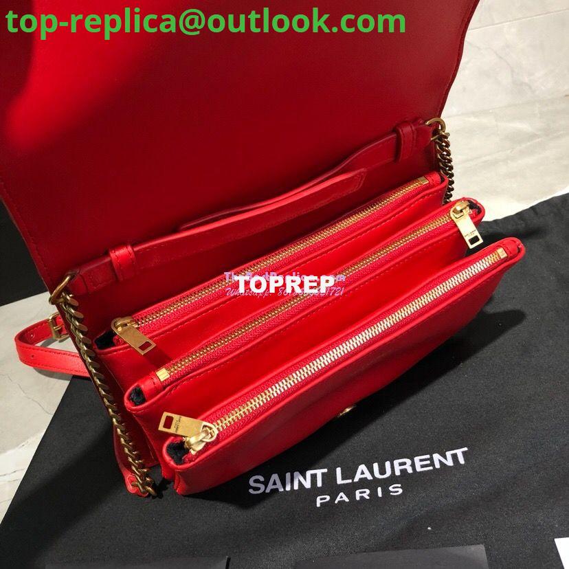 Replica Saint Laurent YSL Angie Chain Bag In Diamond-quilted Lambskin 568906 Red 7 Replica Saint Laurent YSL Angie Chain Bag In Diamond-quilted Lambskin 568906 Red 7