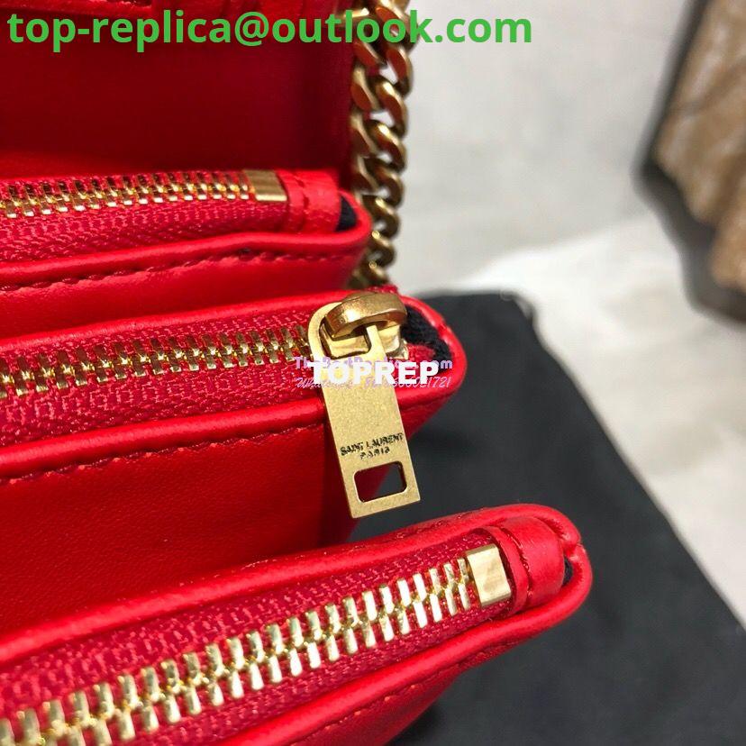 Replica Saint Laurent YSL Angie Chain Bag In Diamond-quilted Lambskin 568906 Red 8 Replica Saint Laurent YSL Angie Chain Bag In Diamond-quilted Lambskin 568906 Red 8