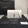 Replica Saint Laurent YSL Angie Chain Bag In Diamond-quilted Lambskin 568906 Black 11