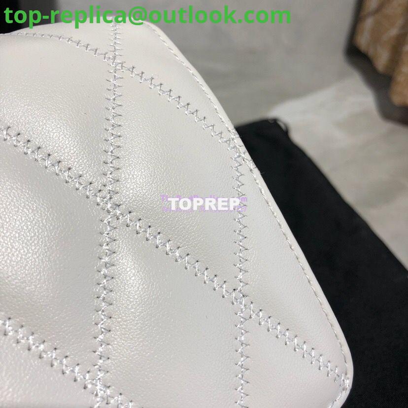 Replica Saint Laurent YSL Angie Chain Bag In Diamond-quilted Lambskin 568906 Blanc 4 Replica Saint Laurent YSL Angie Chain Bag In Diamond-quilted Lambskin 568906 Blanc 4