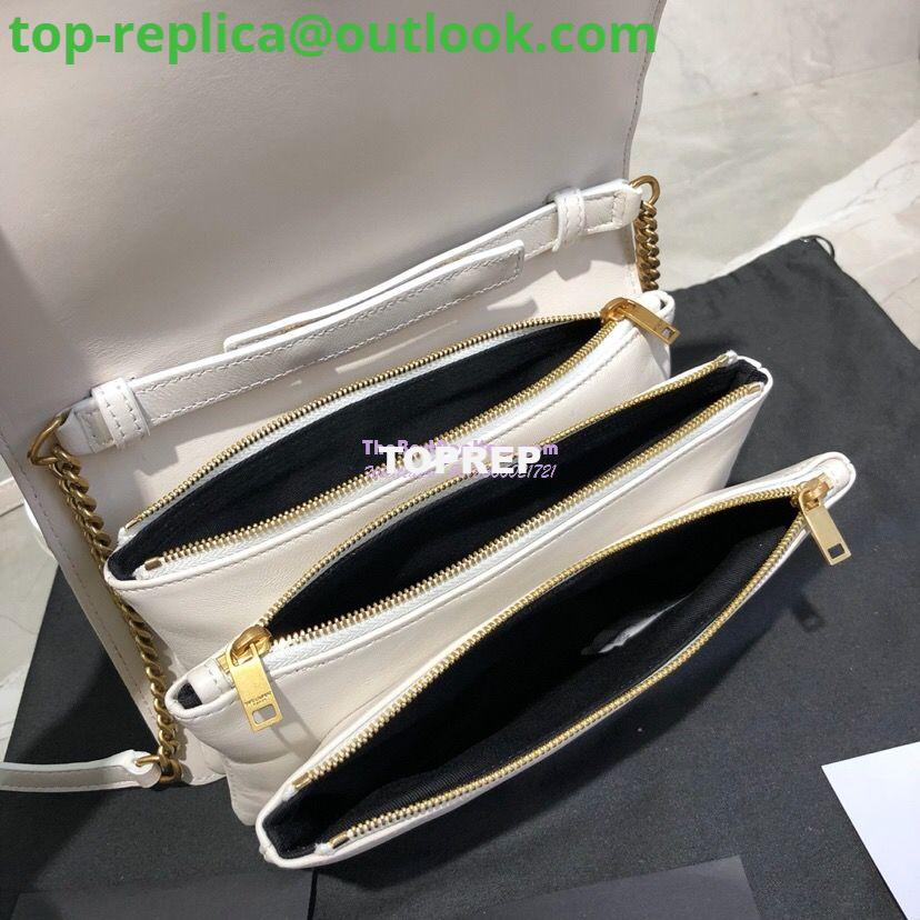 Replica Saint Laurent YSL Angie Chain Bag In Diamond-quilted Lambskin 568906 Blanc 8 Replica Saint Laurent YSL Angie Chain Bag In Diamond-quilted Lambskin 568906 Blanc 8