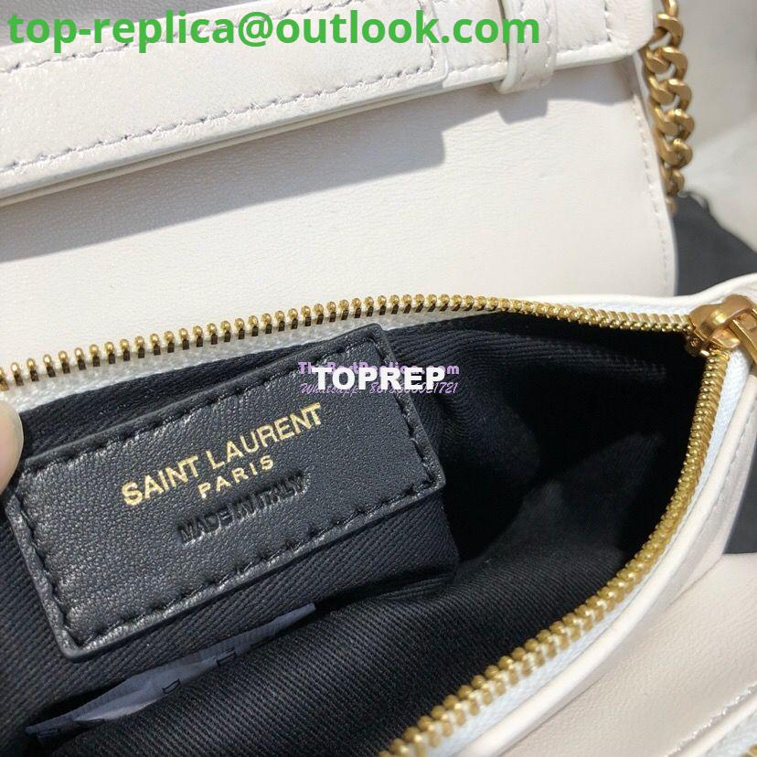 Replica Saint Laurent YSL Angie Chain Bag In Diamond-quilted Lambskin 568906 Blanc 9 Replica Saint Laurent YSL Angie Chain Bag In Diamond-quilted Lambskin 568906 Blanc 9