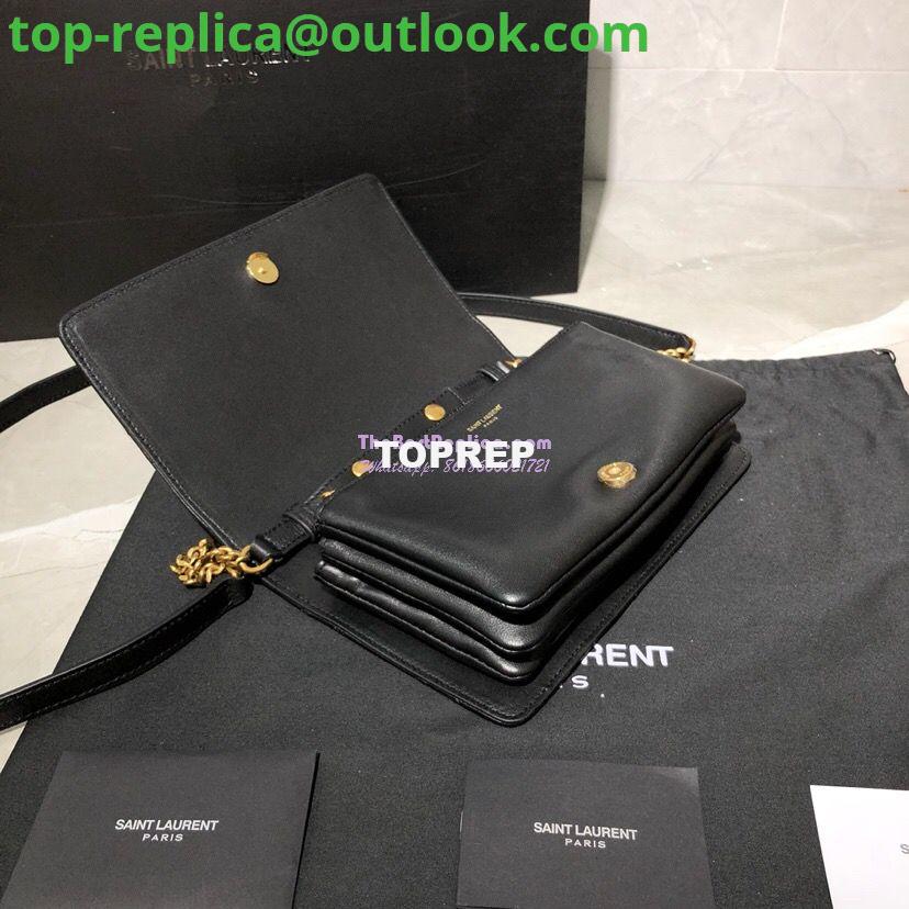 Replica Saint Laurent YSL Angie Chain Bag In Diamond-quilted Lambskin 568906 Black 7 Replica Saint Laurent YSL Angie Chain Bag In Diamond-quilted Lambskin 568906 Black 7