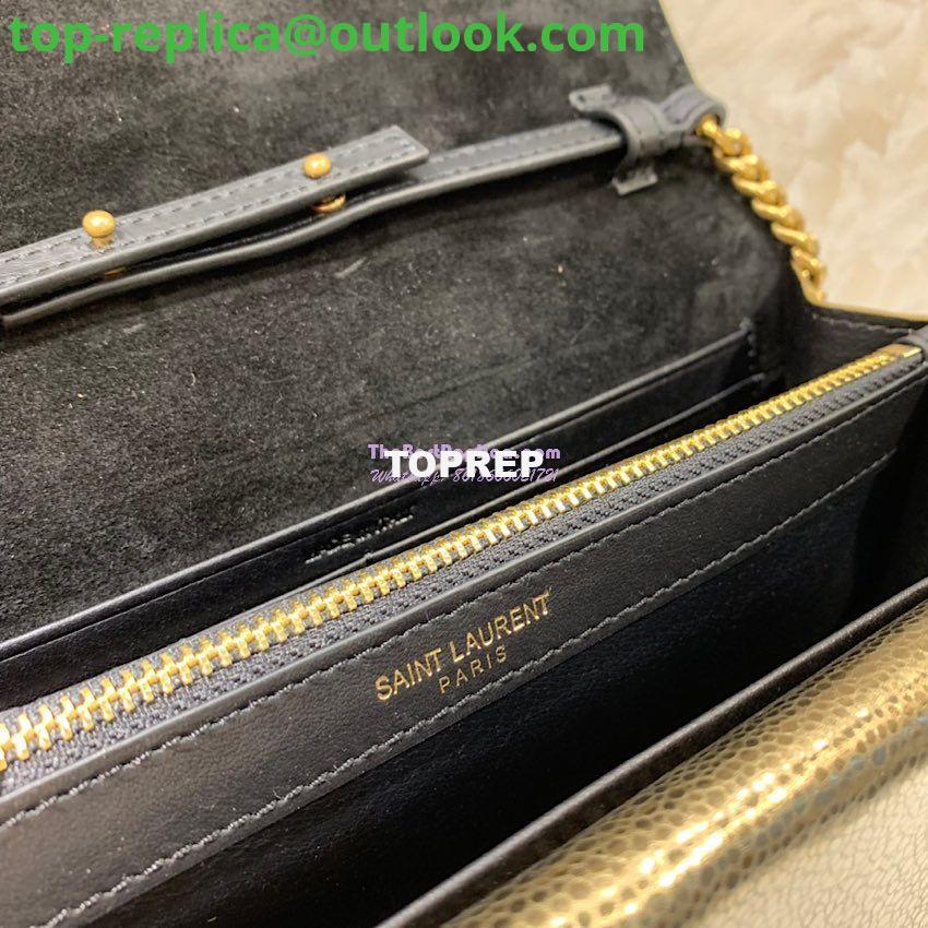Replica Saint Laurent YSL Sulpice Chain Wallet In Smooth Leather 554763 Metallic Gold 6 Replica Saint Laurent YSL Sulpice Chain Wallet In Smooth Leather 554763 Metallic Gold 6