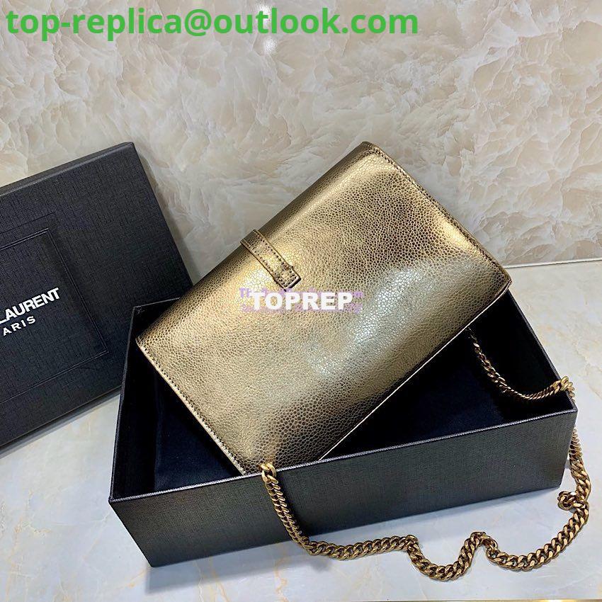 Replica Saint Laurent YSL Sulpice Chain Wallet In Smooth Leather 554763 Metallic Gold 9 Replica Saint Laurent YSL Sulpice Chain Wallet In Smooth Leather 554763 Metallic Gold 9