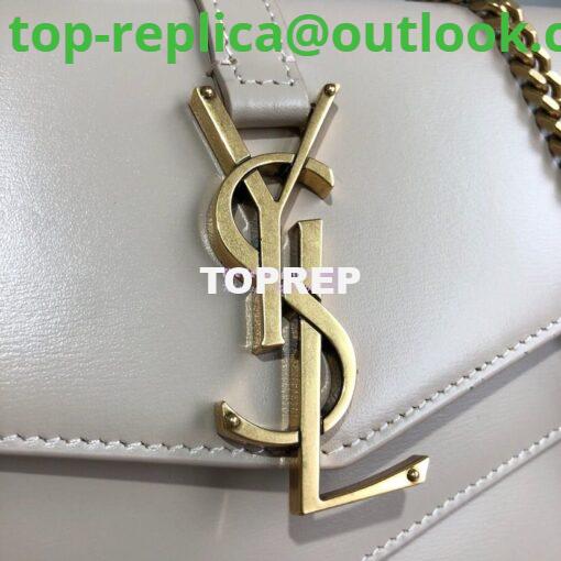 Replica Saint Laurent YSL Sulpice Chain Wallet In Smooth Leather 554763 Beige 3