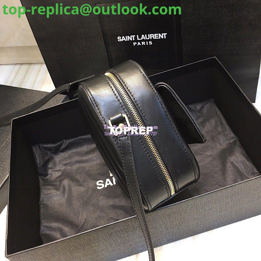 Replica Saint Laurent YSL Vicky Camera Bag In Quilted Lambskin 555052 Black 3 Replica Saint Laurent YSL Vicky Camera Bag In Quilted Lambskin 555052 Black 3