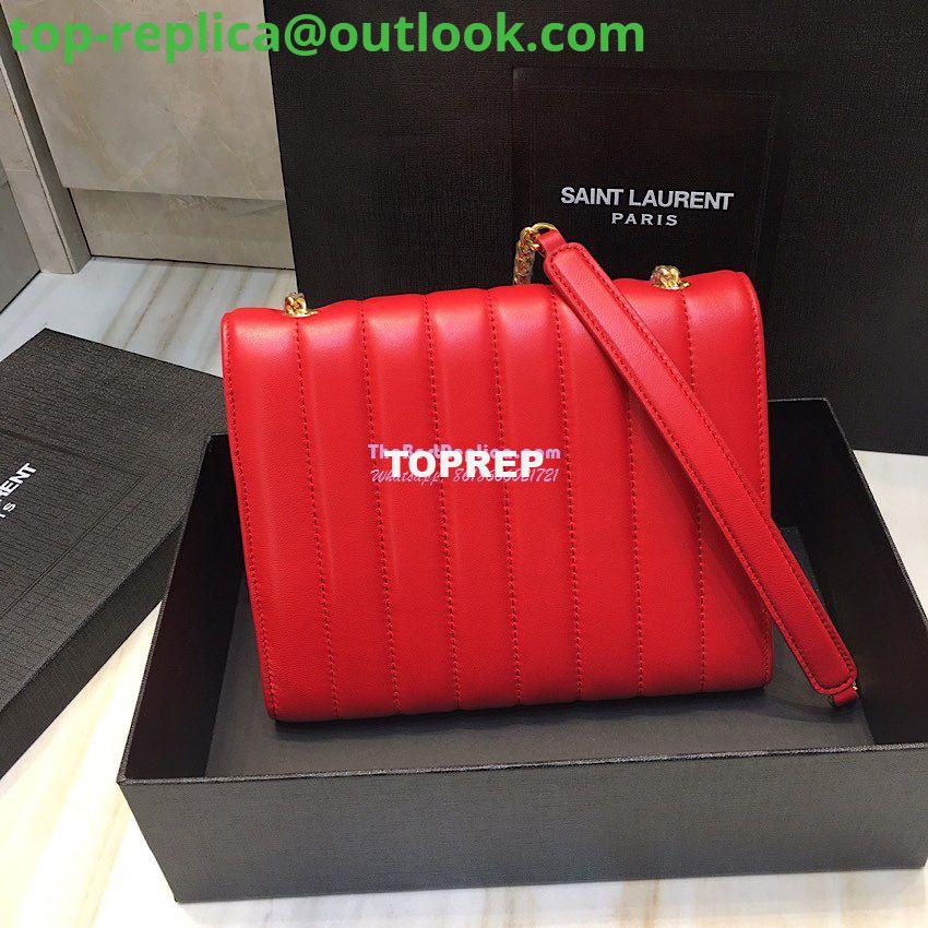 Replica Saint Laurent YSL Vicky Chain Wallet In Quilted Lambskin 554125 Red 9 Replica Saint Laurent YSL Vicky Chain Wallet In Quilted Lambskin 554125 Red 9