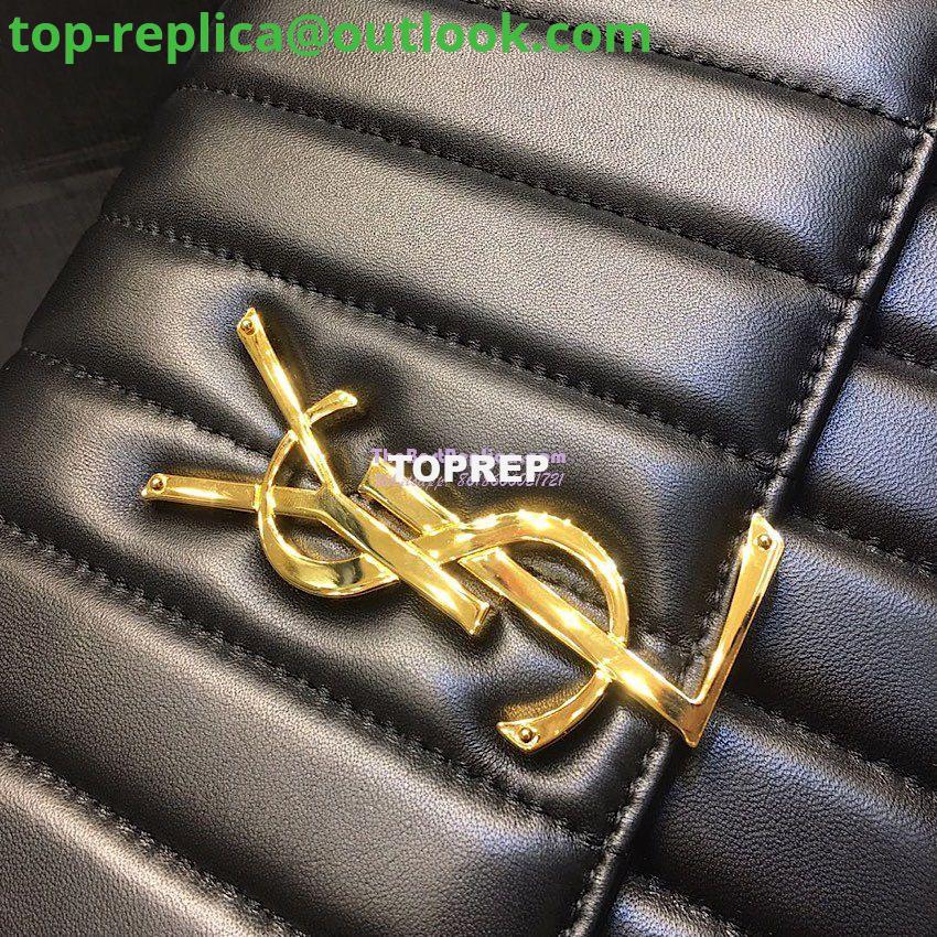 Replica Saint Laurent YSL Vicky Chain Wallet In Quilted Lambskin 554125 Black 5 Replica Saint Laurent YSL Vicky Chain Wallet In Quilted Lambskin 554125 Black 5