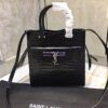 Replica Saint Laurent YSL Uptown Medium Tote In Shiny Crocodile-embossed Leather 557653 Black 16 Replica Saint Laurent YSL Uptown Medium Tote In Shiny Crocodile-embossed Leather 557653 Black 16