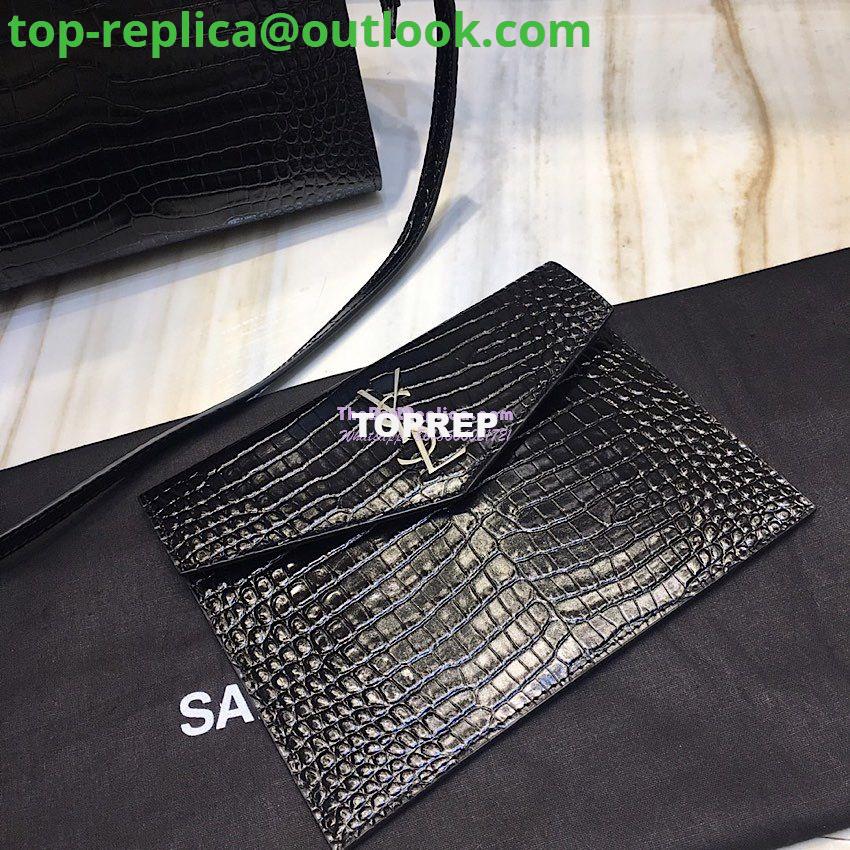 Replica Saint Laurent YSL Uptown Small Tote In Uptown Small Tote In Shiny Crocodile-embossed Leather 561203 Black 5 Replica Saint Laurent YSL Uptown Small Tote In Uptown Small Tote In Shiny Crocodile-embossed Leather 561203 Black 5