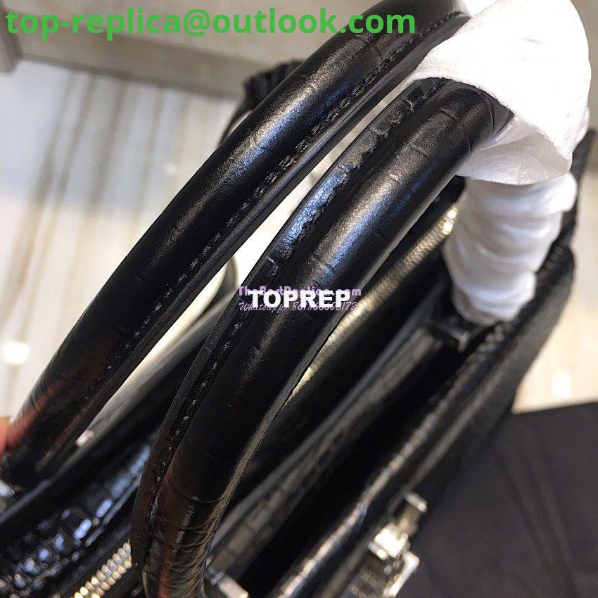 Replica Saint Laurent YSL Uptown Medium Tote In Shiny Crocodile-embossed Leather 557653 Black 12 Replica Saint Laurent YSL Uptown Medium Tote In Shiny Crocodile-embossed Leather 557653 Black 12