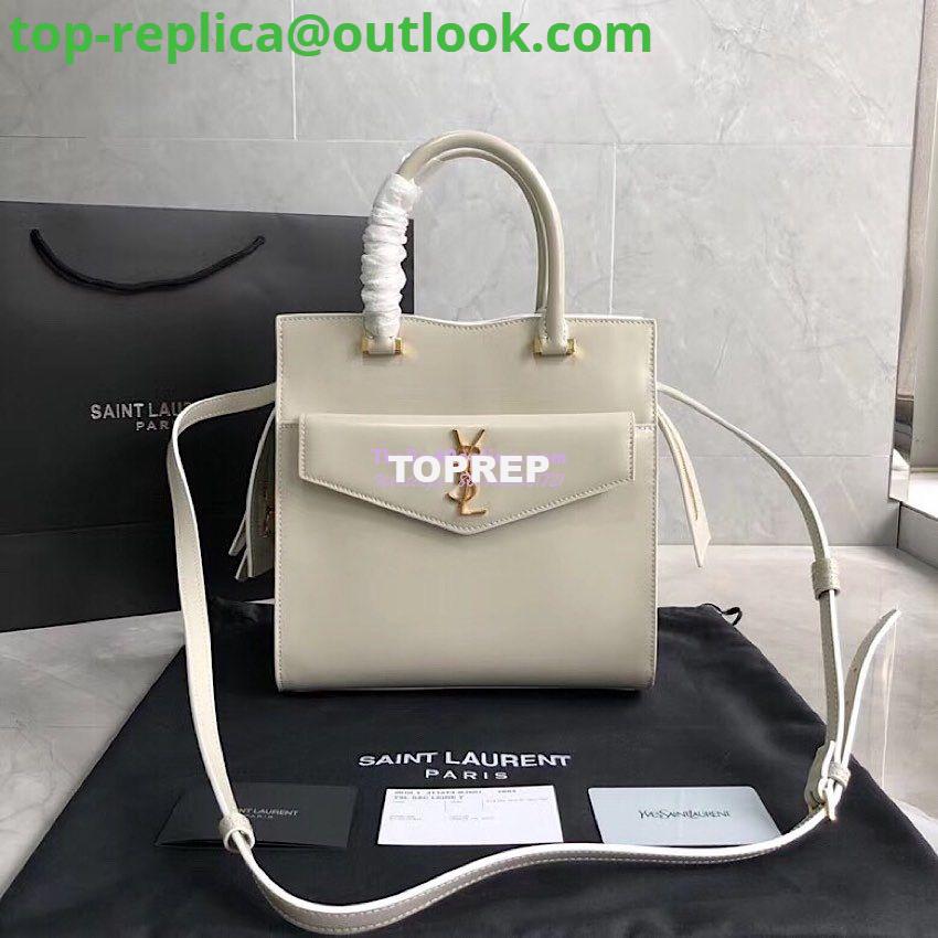 Replica Saint Laurent YSL Uptown Small Tote In Shiny Smooth Leather 561203 Blanc Replica Saint Laurent YSL Uptown Small Tote In Shiny Smooth Leather 561203 Blanc