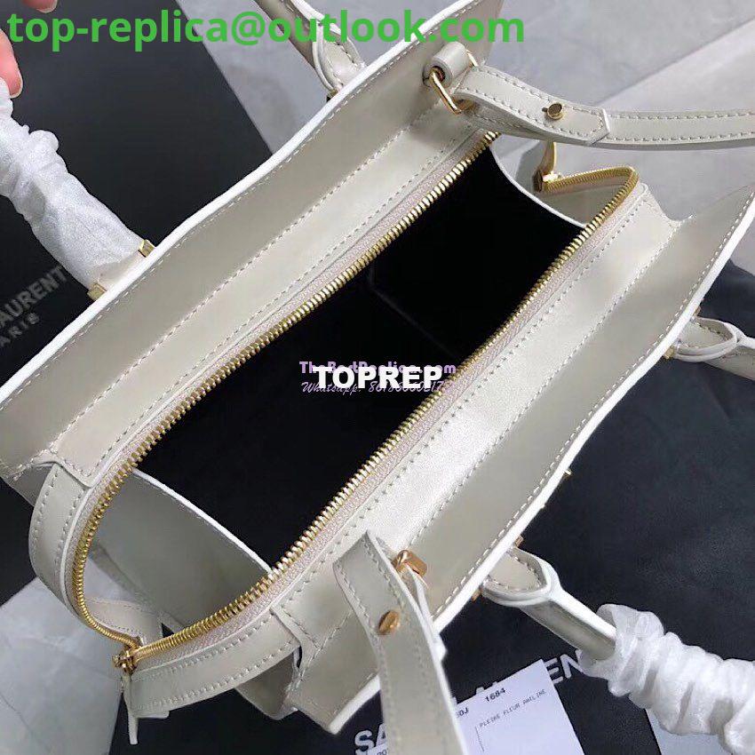 Replica Saint Laurent YSL Uptown Small Tote In Shiny Smooth Leather 561203 Blanc 4 Replica Saint Laurent YSL Uptown Small Tote In Shiny Smooth Leather 561203 Blanc 4