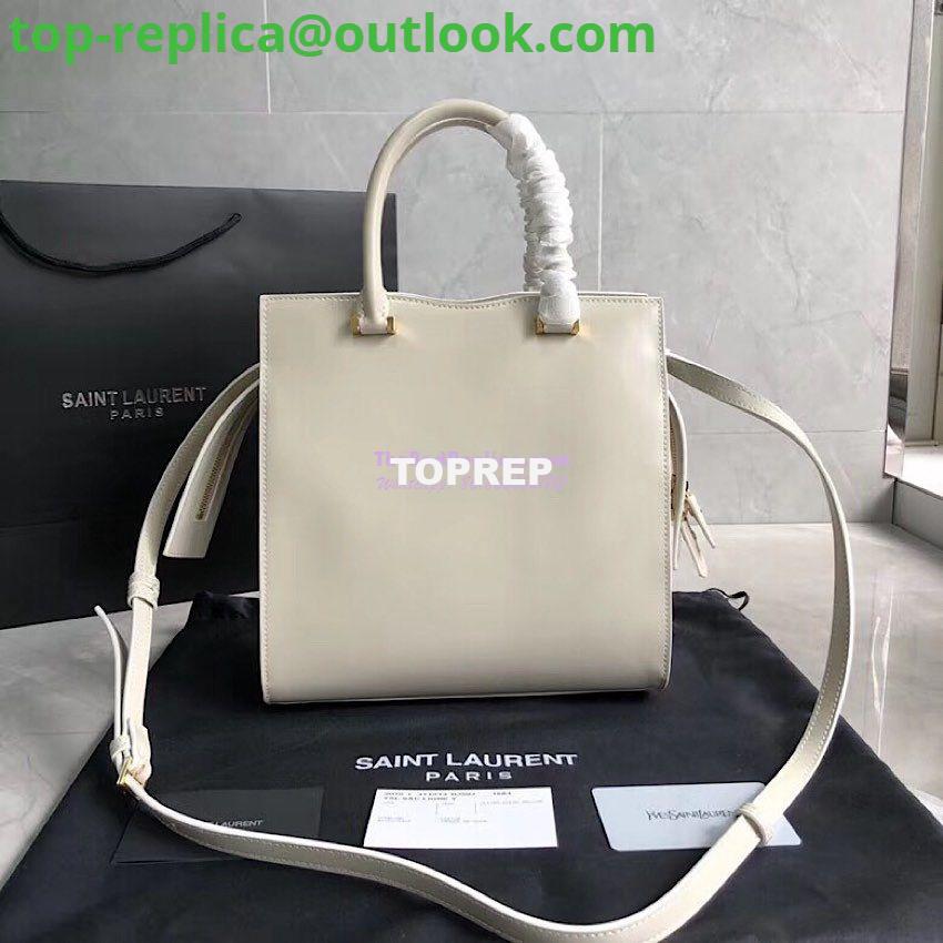 Replica Saint Laurent YSL Uptown Small Tote In Shiny Smooth Leather 561203 Blanc 7 Replica Saint Laurent YSL Uptown Small Tote In Shiny Smooth Leather 561203 Blanc 7