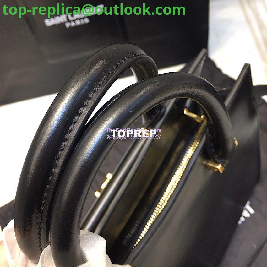 Replica Saint Laurent YSL Uptown Small Tote In Shiny Smooth Leather 561203 Black 5 Replica Saint Laurent YSL Uptown Small Tote In Shiny Smooth Leather 561203 Black 5