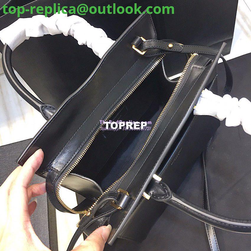 Replica Saint Laurent YSL Uptown Small Tote In Shiny Smooth Leather 561203 Black 7 Replica Saint Laurent YSL Uptown Small Tote In Shiny Smooth Leather 561203 Black 7