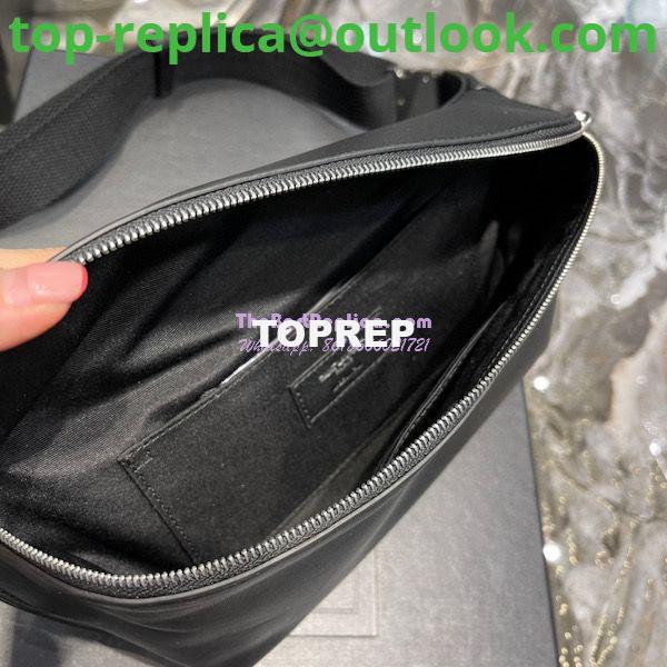 Replica YSL Saint Laurent Classic Belt Bag In Soft Black Leather 6 Replica YSL Saint Laurent Classic Belt Bag In Soft Black Leather 6