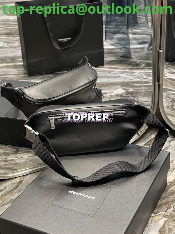 Replica YSL Saint Laurent Classic Belt Bag In Soft Black Leather 8 Replica YSL Saint Laurent Classic Belt Bag In Soft Black Leather 8