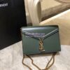 Replica YSL Saint Laurent Cassandra Monogram Clasp Bag In Smooth Leather Dark Red 12