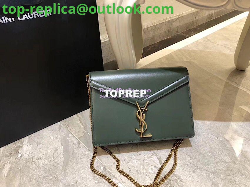 Replica YSL Saint Laurent Cassandra Monogram Clasp Bag In Smooth Leather Dark Green Replica YSL Saint Laurent Cassandra Monogram Clasp Bag In Smooth Leather Dark Green