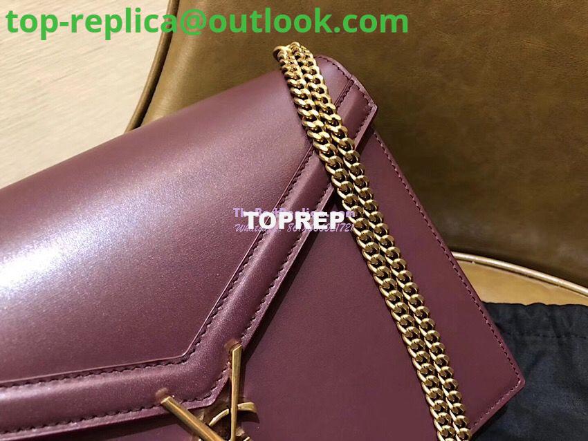 Replica YSL Saint Laurent Cassandra Monogram Clasp Bag In Smooth Leather Dark Red 6 Replica YSL Saint Laurent Cassandra Monogram Clasp Bag In Smooth Leather Dark Red 6