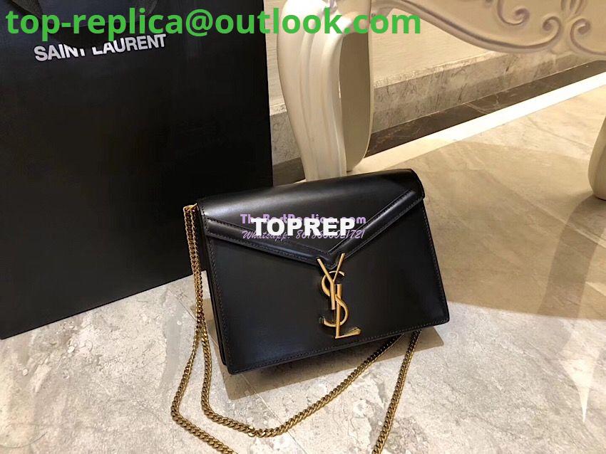 Replica YSL Saint Laurent Cassandra Monogram Clasp Bag In Smooth Leather Black Replica YSL Saint Laurent Cassandra Monogram Clasp Bag In Smooth Leather Black