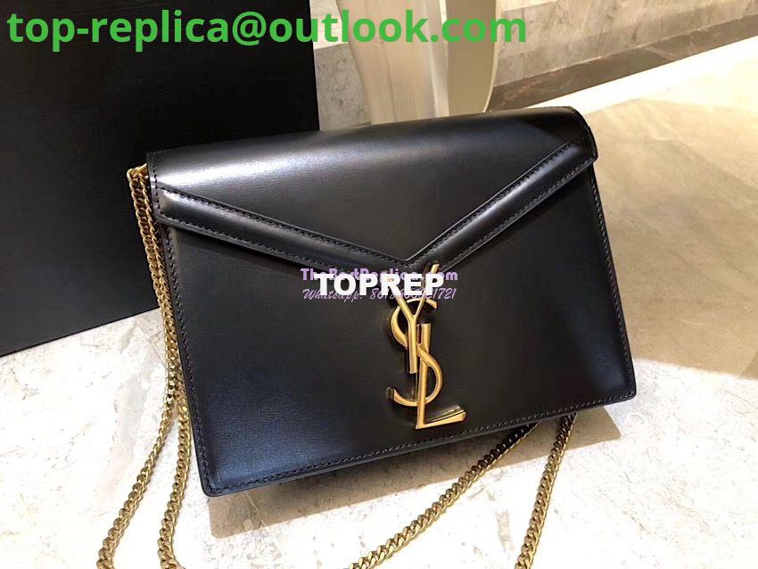 Replica YSL Saint Laurent Cassandra Monogram Clasp Bag In Smooth Leather Black 2 Replica YSL Saint Laurent Cassandra Monogram Clasp Bag In Smooth Leather Black 2