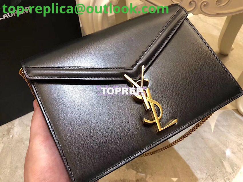 Replica YSL Saint Laurent Cassandra Monogram Clasp Bag In Smooth Leather Black 3 Replica YSL Saint Laurent Cassandra Monogram Clasp Bag In Smooth Leather Black 3