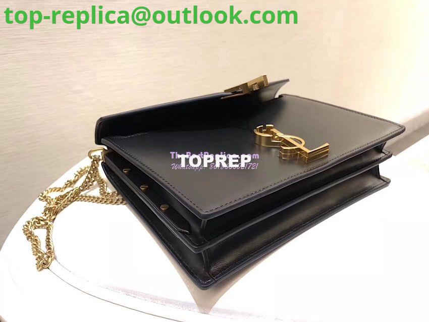 Replica YSL Saint Laurent Cassandra Monogram Clasp Bag In Smooth Leather Black 8 Replica YSL Saint Laurent Cassandra Monogram Clasp Bag In Smooth Leather Black 8