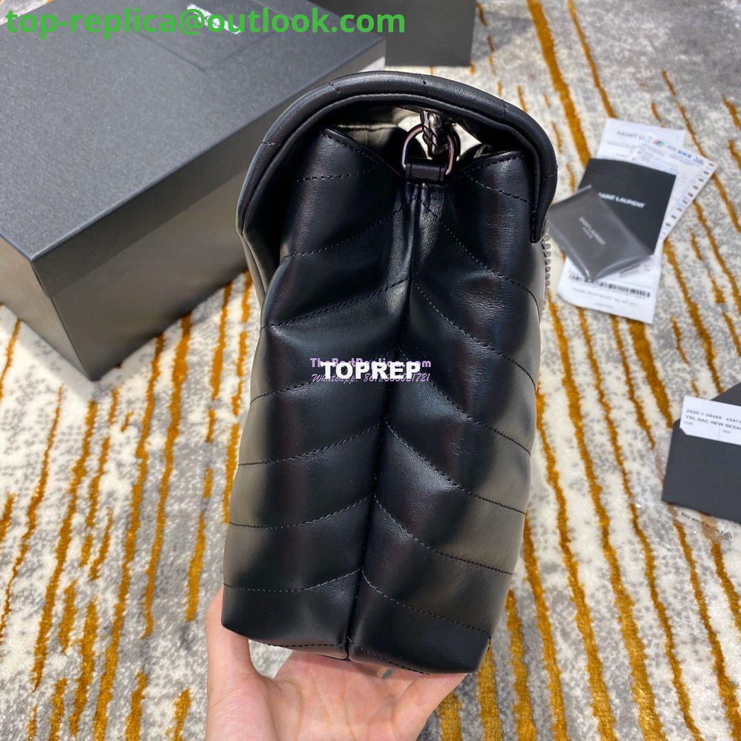 Replica YSL Saint Laurent Medium Loulou Bag In Black "Y" Matelassé Leather 459749 Silver Hardware 4 Replica YSL Saint Laurent Medium Loulou Bag In Black "Y" Matelassé Leather 459749 Silver Hardware 4