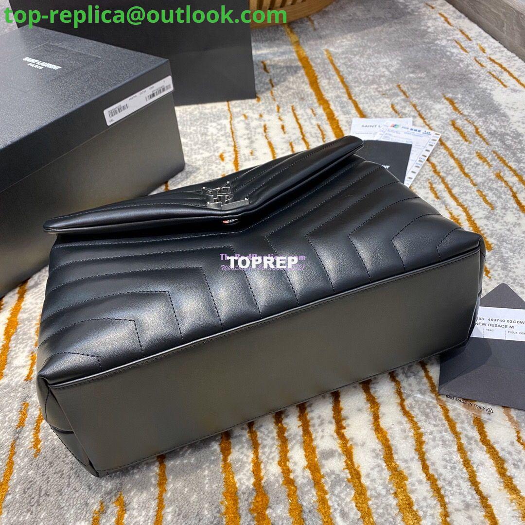 Replica YSL Saint Laurent Medium Loulou Bag In Black "Y" Matelassé Leather 459749 Silver Hardware 5 Replica YSL Saint Laurent Medium Loulou Bag In Black "Y" Matelassé Leather 459749 Silver Hardware 5