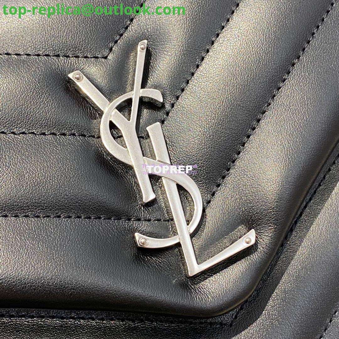 Replica YSL Saint Laurent Medium Loulou Bag In Black "Y" Matelassé Leather 459749 Silver Hardware 7 Replica YSL Saint Laurent Medium Loulou Bag In Black "Y" Matelassé Leather 459749 Silver Hardware 7