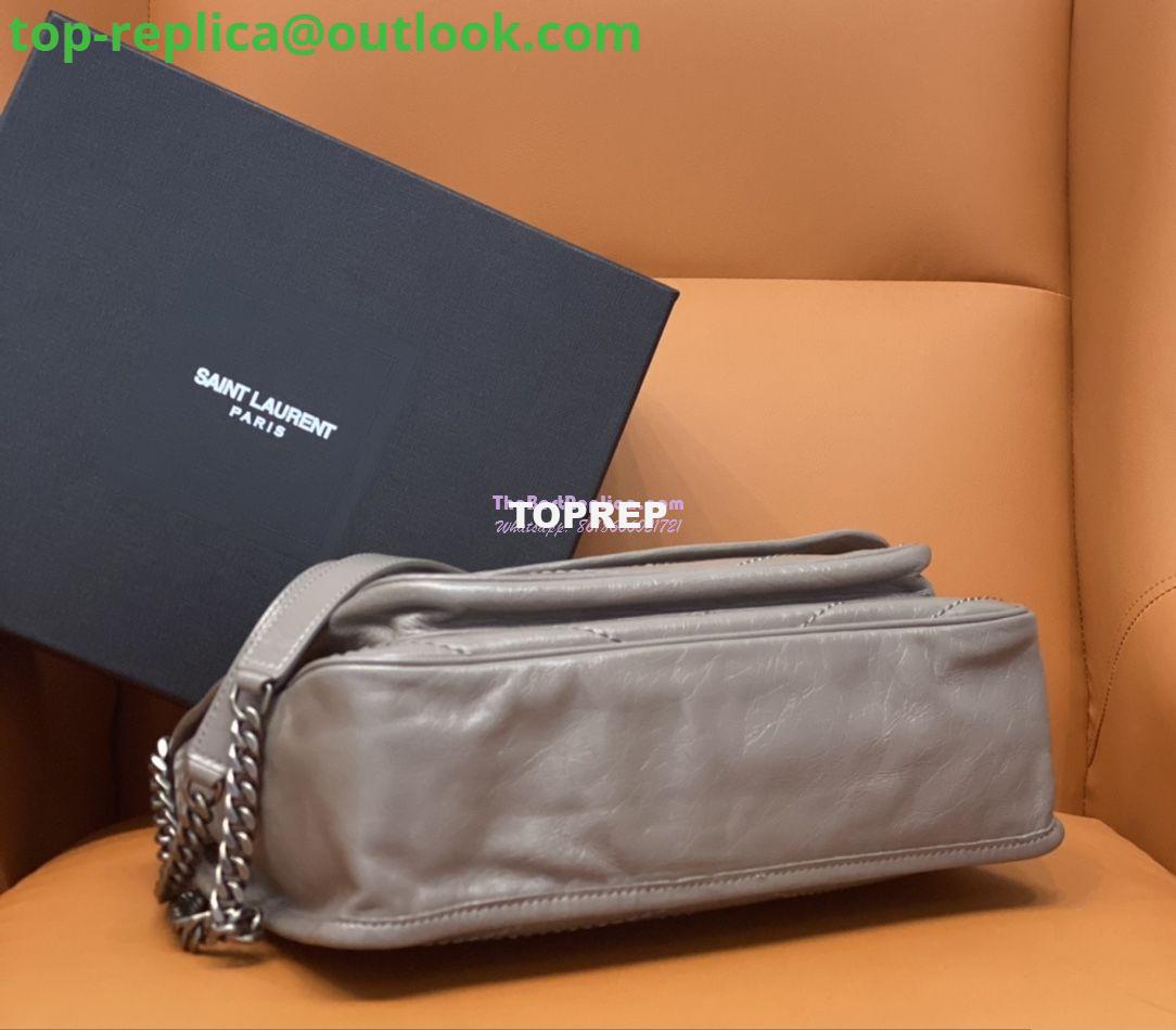 Replica YSL Saint Laurent Niki Chain Bag In Vintage Crinkled And Quilted Fog Leather 498894 8 Replica YSL Saint Laurent Niki Chain Bag In Vintage Crinkled And Quilted Fog Leather 498894 8