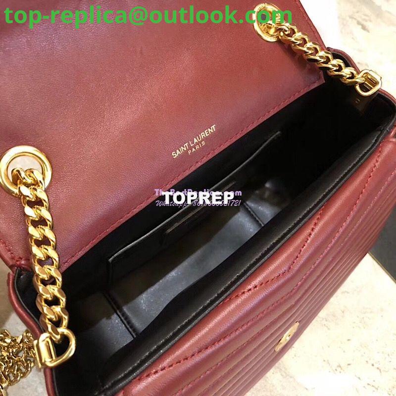 Replica YSL Saint Laurent Sulpice Small In Matelassé Leather Dark Red 7 Replica YSL Saint Laurent Sulpice Small In Matelassé Leather Dark Red 7