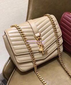 Replica YSL Saint Laurent Sulpice Small In Matelassé Leather Beige