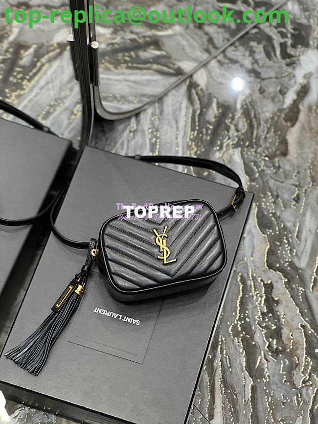 Replica YSL Saint Laurent Lou Belt Bag In Quilted Leather Black Replica YSL Saint Laurent Lou Belt Bag In Quilted Leather Black