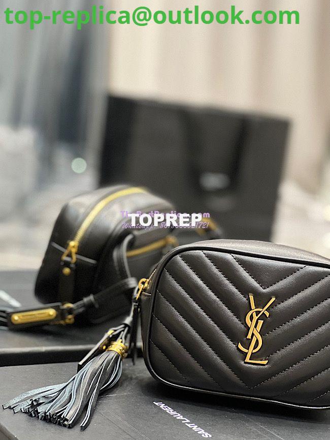 Replica YSL Saint Laurent Lou Belt Bag In Quilted Leather Black 4 Replica YSL Saint Laurent Lou Belt Bag In Quilted Leather Black 4