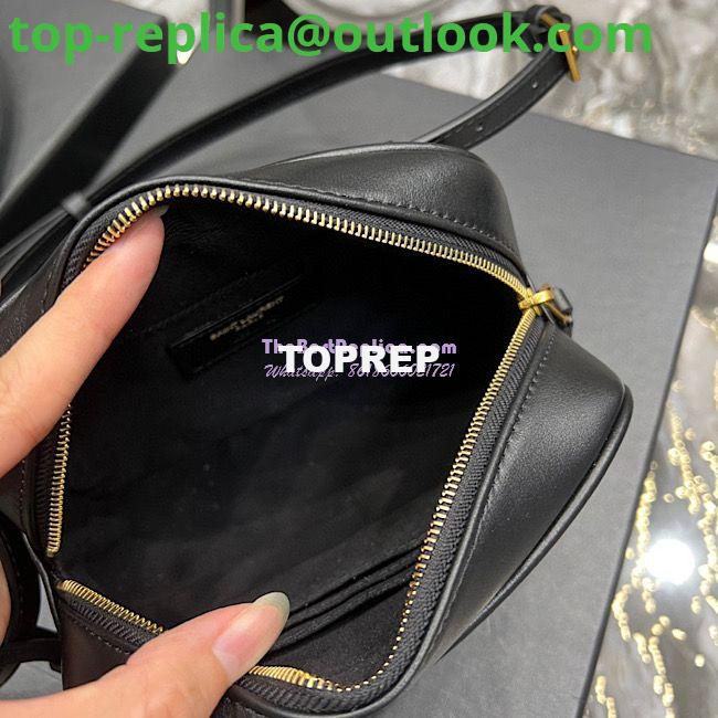 Replica YSL Saint Laurent Lou Belt Bag In Quilted Leather Black 9 Replica YSL Saint Laurent Lou Belt Bag In Quilted Leather Black 9