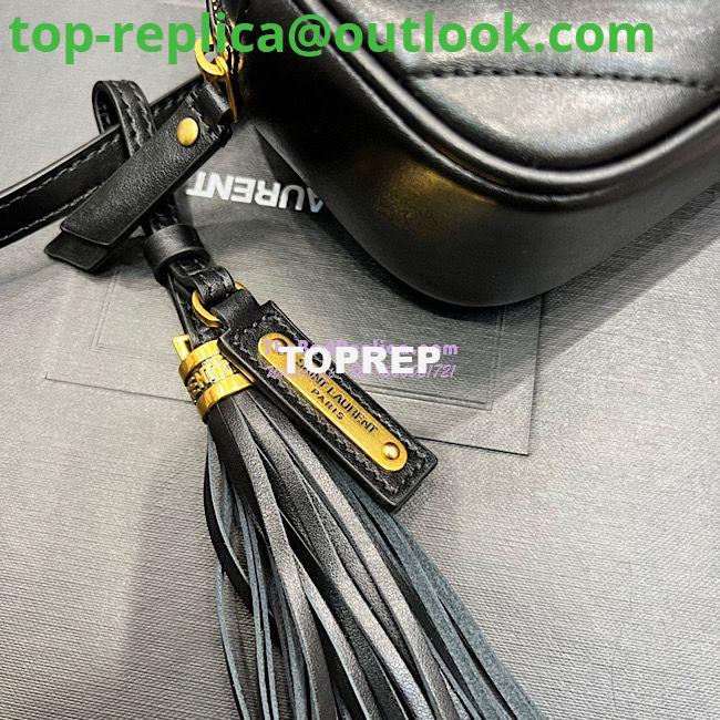 Replica YSL Saint Laurent Lou Belt Bag In Quilted Leather Black 10 Replica YSL Saint Laurent Lou Belt Bag In Quilted Leather Black 10