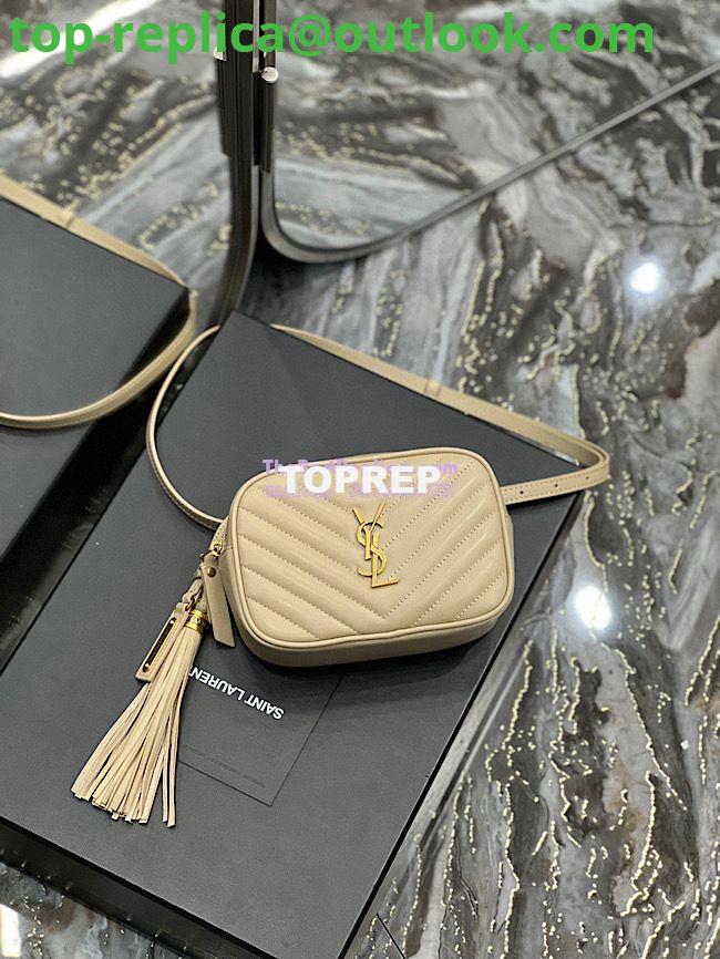 Replica YSL Saint Laurent Lou Belt Bag In Quilted Leather Nude Replica YSL Saint Laurent Lou Belt Bag In Quilted Leather Nude