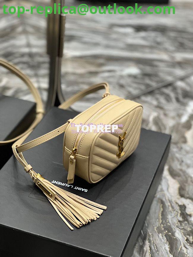 Replica YSL Saint Laurent Lou Belt Bag In Quilted Leather Nude 6 Replica YSL Saint Laurent Lou Belt Bag In Quilted Leather Nude 6
