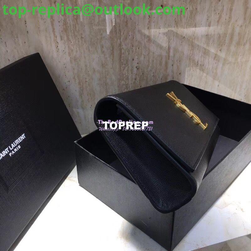 Replica YSL Saint Laurent Classic Monogram Saint Laurent Clutch In Black Grain De Poudre Textured Leather 4 Replica YSL Saint Laurent Classic Monogram Saint Laurent Clutch In Black Grain De Poudre Textured Leather 4
