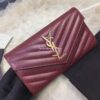 Replica YSL Saint Laurent Flap Wallet Textured Matelassé Leather 372264 Red 11